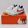 DQ0581-100 Sacai Zoom Cortez White University Red Blue Light Cream (Men's)