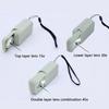 Portable LED Illuminating Magnifier 15X 30X 45X Magnifying Glass for High Precisions Work with Retractable Design Portable