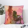 Tung Tung Sahur Pickle Shopping Cart Rainbow Meme Pillow Case  Soft Pillow Cover For Living Room Sofa Retro Trendy Pillowcases