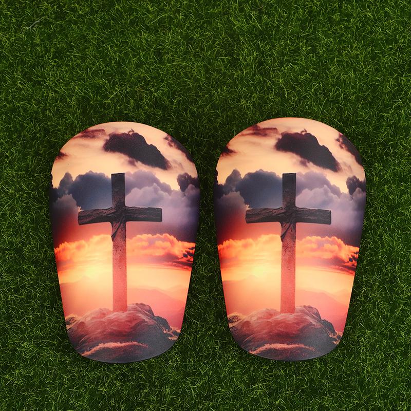1Pairs Mini Soccer Shin Pads Wear-Resistant Shock Absorbing Soccer Leg Protector For Kids Adult Football Leg Guard Shin Guards