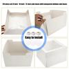 Pack of 10 Sturdy Cakes Boxes Having Clear Cover and Window Design for 8 10 12inch Cakes User Friendly Paper Durable