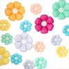 Candy Color Sunflower Daisy Flower Matte Modeling Aluminum Film Balloon Children'S Photo Year-Old Scene Decoration