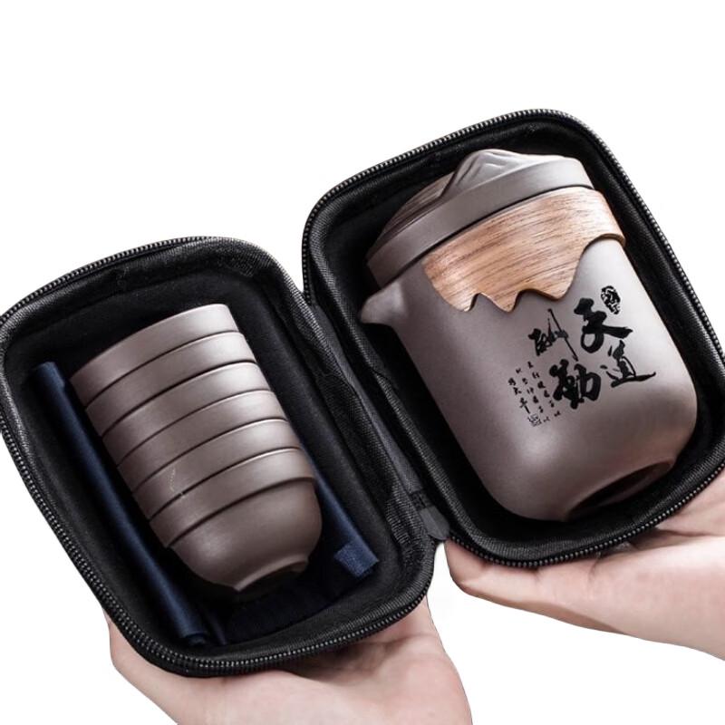 

Zt Portable Purple Clay Tea Set (1 Pot, 6 Cups)