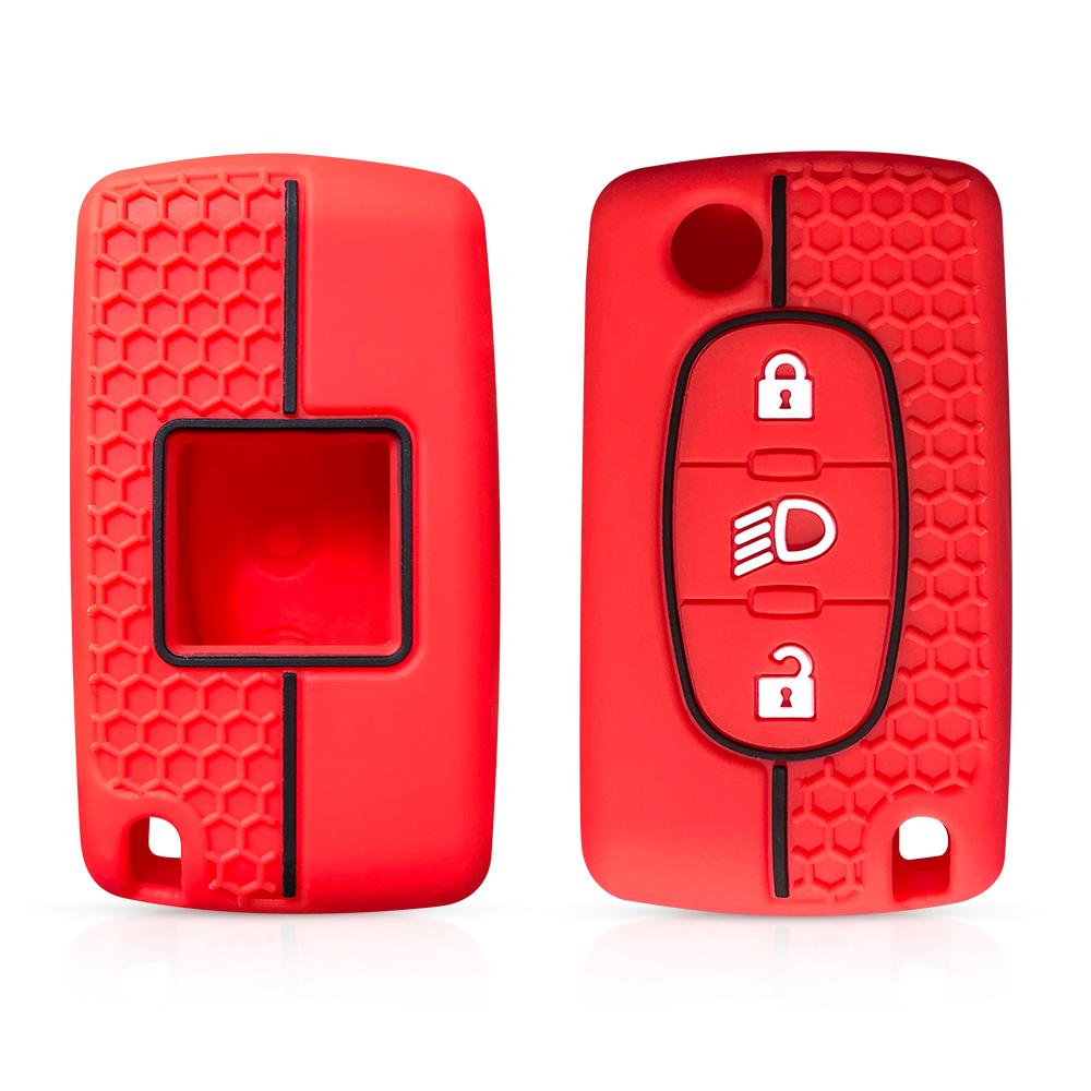 For Citroen C4 Flip Remote Car Key Case for For Citroen C4 Cactus Grand Picasso C5 C8 3 BUTTONS Car Accessories Keychain