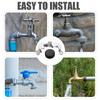 2Pcs Water Faucet Lock Outdoor Iron Spigot Bib Lock for Garden Secure Hose Bib Prevent Water Theft Faucet Cover