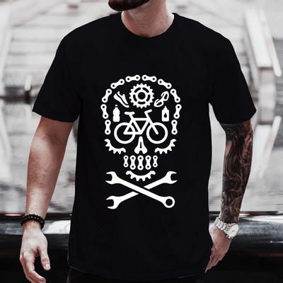 Mountain Bike Funny Unisex Graphic Fashion Men's Clothing Short Sleeve T Shirts O-Neck Harajuku Bicycle Cycling Men T-shirt