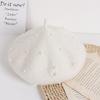 1 Pcs Fashionable New Princess Girl's Hat, Shell Cap, Ray Cap, Cute Pearl Bear Cap, Spring and Autumn Winter LXY