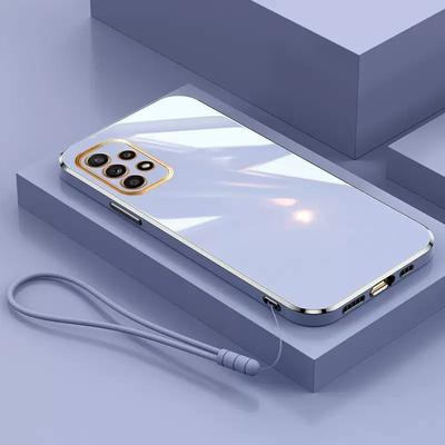Modna smycz poszycie etui na telefon do Samsung Galaxy A14 A24 A34 A54 A13 A23 A33 A53 A73 A12 A32 A52 A72 A11 A20 A50 pokrywa silikonowa