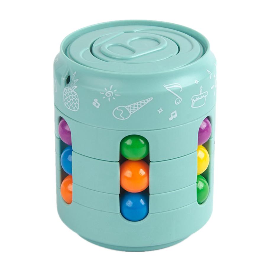 Magic Bean Cube Finger Gyro Rotating Antistress  Develop Intelligence Decompression Fidget Toy Adults Kids Gift