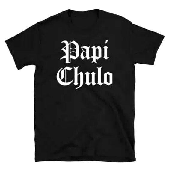 Papi Chulo T shirt New Spanish Boricua Puerto Rico Rican Latino Retro Hip Hop Unisex T-Shirt L