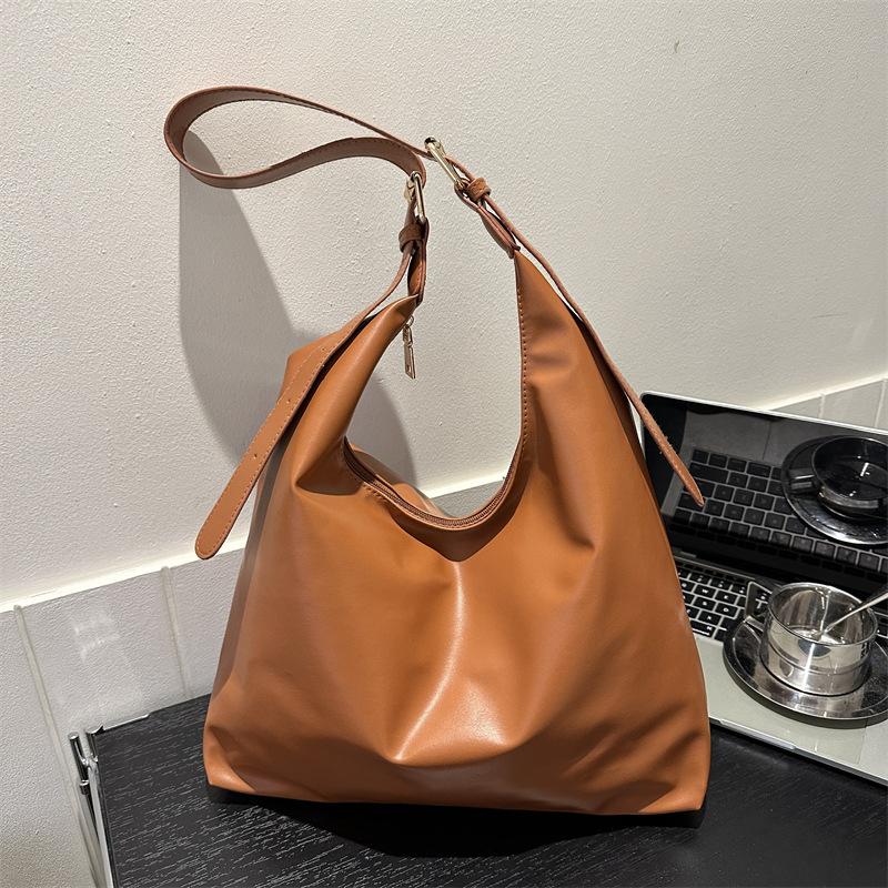 Large Capacity Fashionable Commuter Texture Shoulder Bag Women'S Foreign Style Texture Tote Bag Women