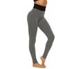 Leggings de Fitness extensibles taille haute pour femmes, pantalons de Yoga avec impression de treillis