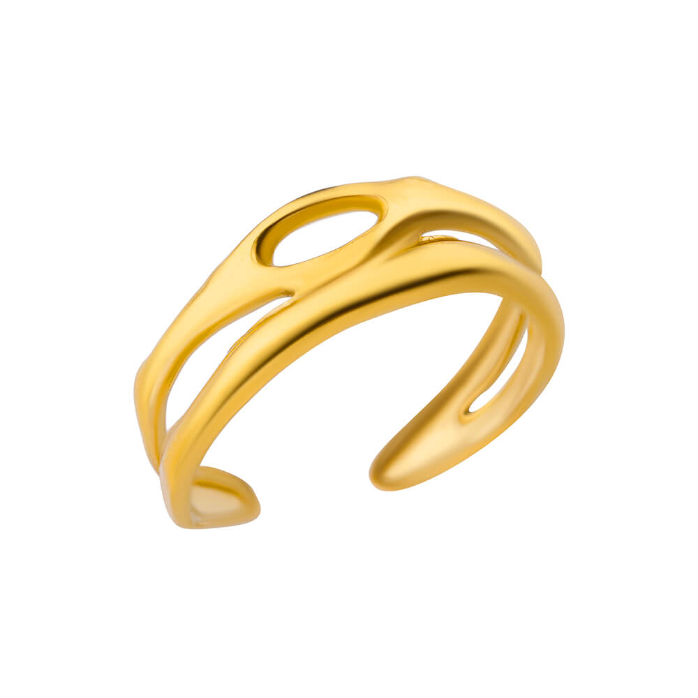 Ring for Women Stainless Steel Snake Gold Color Open Rings Female Vintage Jewelry Luxury Wedding Accessories Birthday Gifts