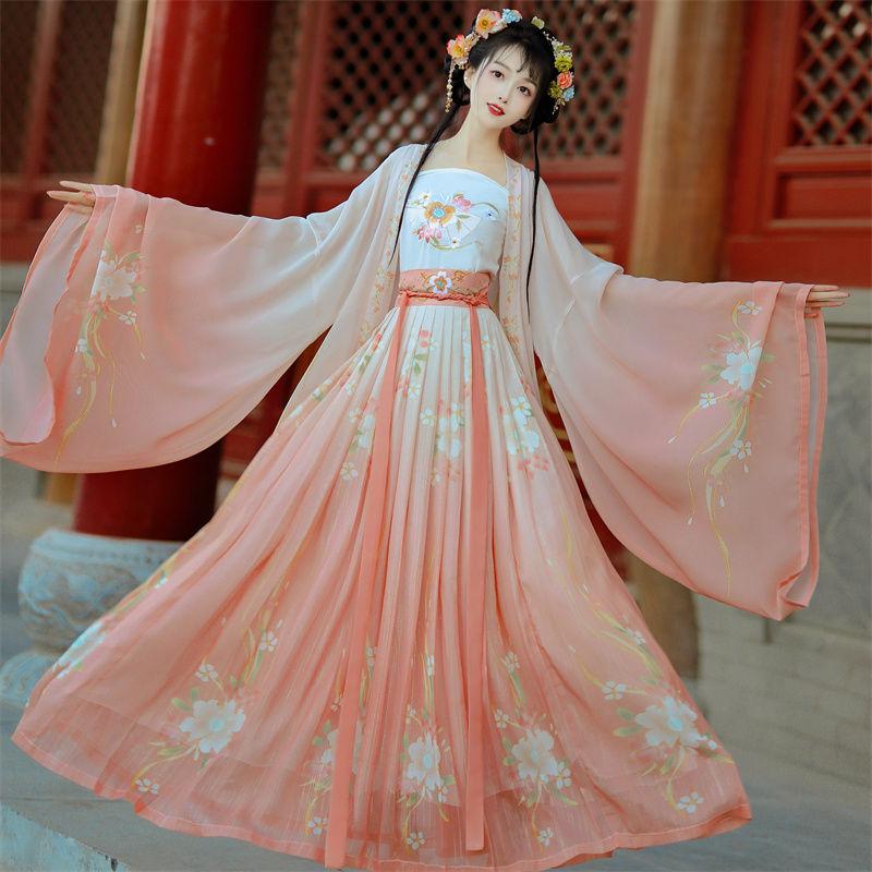 

Song Dynasty Hanfu Dress | Traditional Chinese Embroidered Costume | Princess Hanfu Stage Performance Gown | Ancient Style Dance Dress XL
