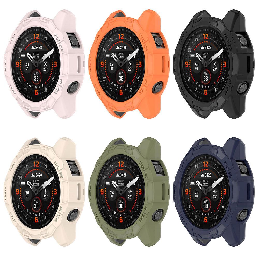 TPU Protective Cover For Garmin Fenix E 47mm Soft Silicone Case For Garmin Fenix E 47mm Protector Shell Cases Cover