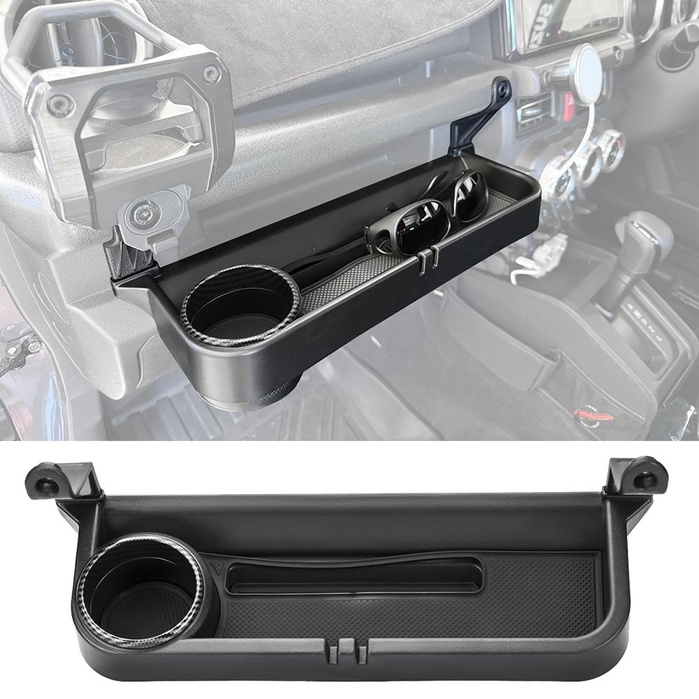 Car Co-pilot Handle Expansion Storage Box Organizer Tray Cup Holder for Suzuki Jimny JB64 JB74 JC74 2019-2026 Interior Accessory