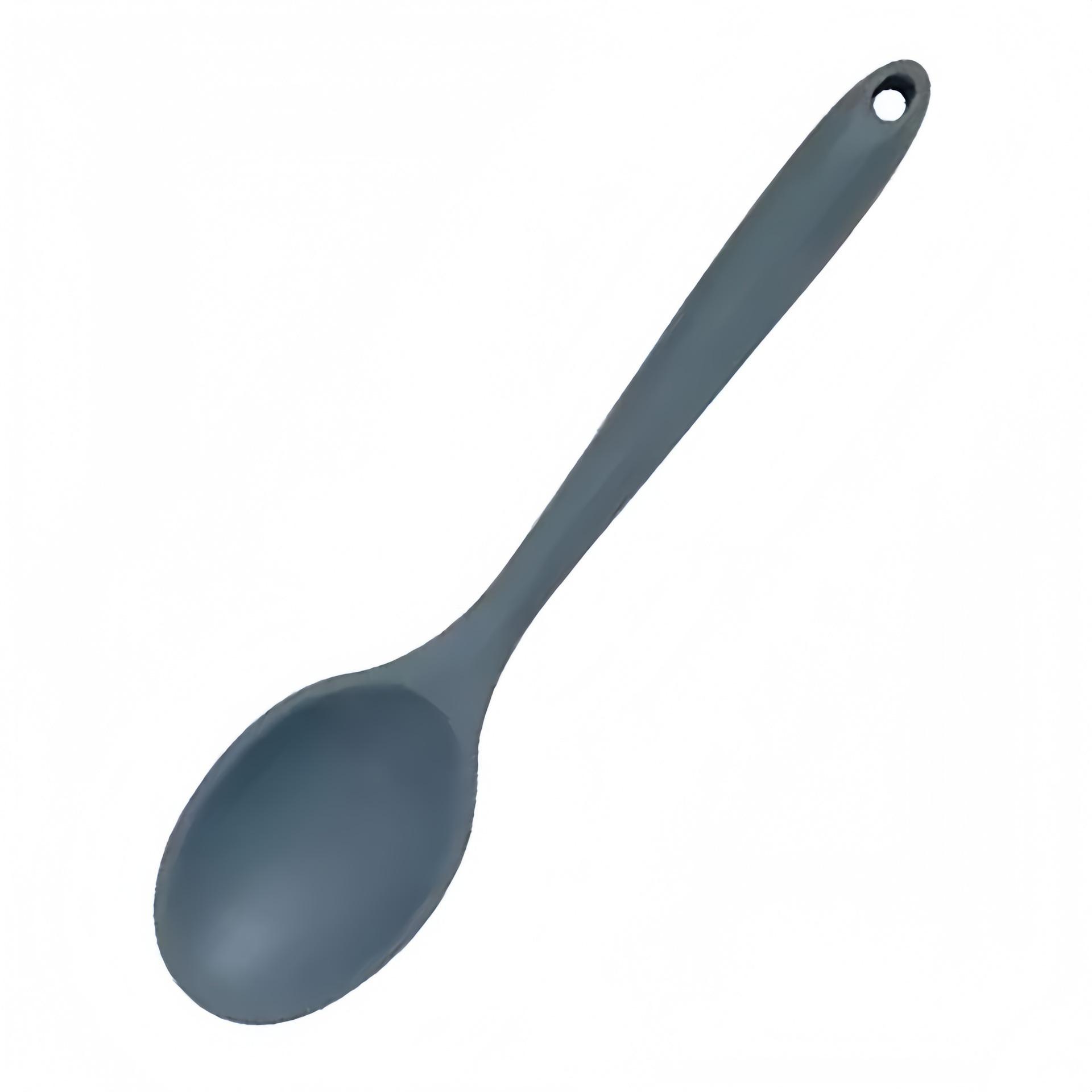 In-Stock High-Temperature Resistant Food-Grade Silicone Salad Spoon for Kids 3000