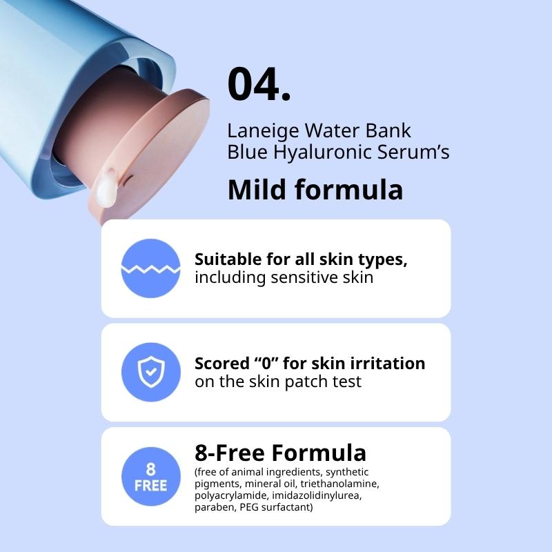 LANEIGE Water Bank Blue Hyaluronic Serum (50ml / 1.69 Fl. Oz)