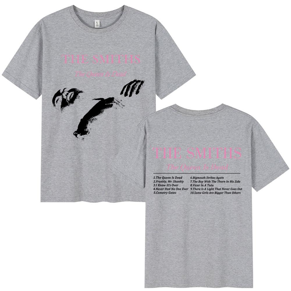 The Smiths The Queen Is Dead T Shirt 1980s Indie Morrissey Oversized Tshirt Vintage Punk Rock Band Tshirts Streetwear Unisex