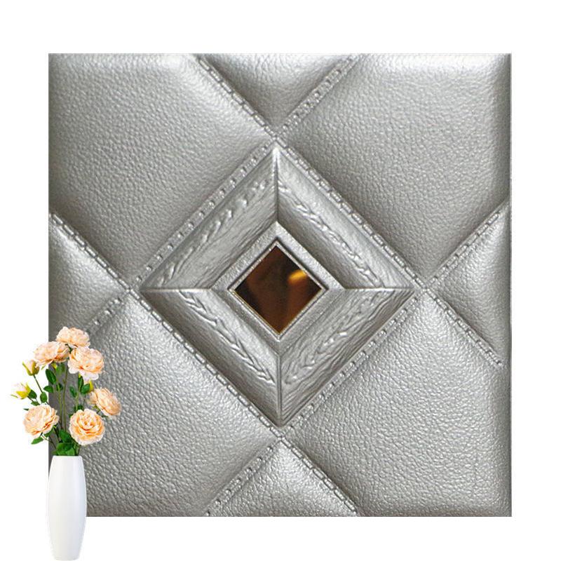 New DIY Living Room Decoration TV Background Wall Sticker Stereo Ceiling Panel Roof Foam Home Wallpaper Self-adhesive Waterproof