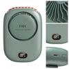 Portable Hanging Neck Fan Digital Display Strong Airflow Low Noise USB Rechargeable Bladeless Mini Cooling Fan