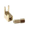 Bananenstecker Adapterstecker U-Kabelschuhstecker Stecker Banane zu Kabelschuh Adapter Kabelschuhstecker