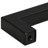 Cabinet Handles 10 pcs Black 96 mm Stainless Steel