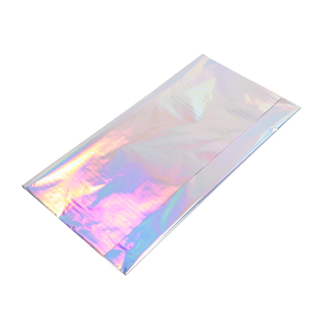 4pcs Iridescent Tablecloth Shiny Disposable Laser Table Covers Rectangular Plastic Holographic Table