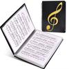 Waterproof Music Binder Spiral-Bound Document Folder Document Holder Sheet Music Folder  Home