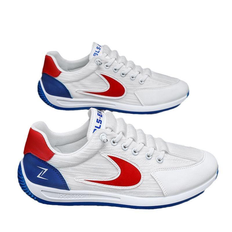 Buty męskie sportowe buty męskie 25 lato nowe siateczkowe oddychające jedwab rybny płaska podeszwa antypoślizgowa miękka podeszwa do jazdy buty Forrest Gump