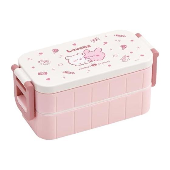 Skater Lunch Box 2 Tiers 600ml Women s Antibacterial Lunch Box Made in Japan Loveies YZW3AG-A