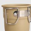 300ml Picnic Water Mug with Foldable Handle Coffee Tea Cup Aluminum Alloy Lightweight Camping Cup for Tourist Trekking Hiking