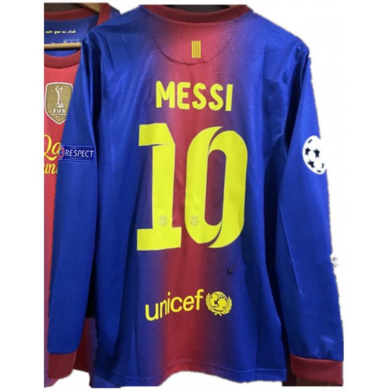 Vintage Jerseys, Soccer Uniforms, AC Ronaldo, Ronaldinho, Zidane, Long-sleeved Sportswear, National Team Uniforms