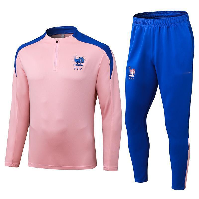 France National Team Long Sleeve Soccer Training Jerseys Kids Adults Sports Cycling