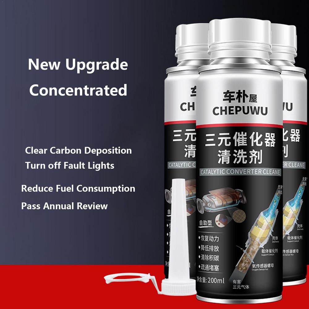 Detergente per depositi di carbonio per auto Detergente per convertitori catalitici 250ml Catalizzatori per automobili Puliscono l'acceleratore del motore inferiore