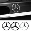 Per Mercedes Benz 90mm ABS Cromato Nero Logo Emblema Mercedes Stella Posteriore Per Mercedes Benz W203 W206 W212 X253 W167 W166 W24