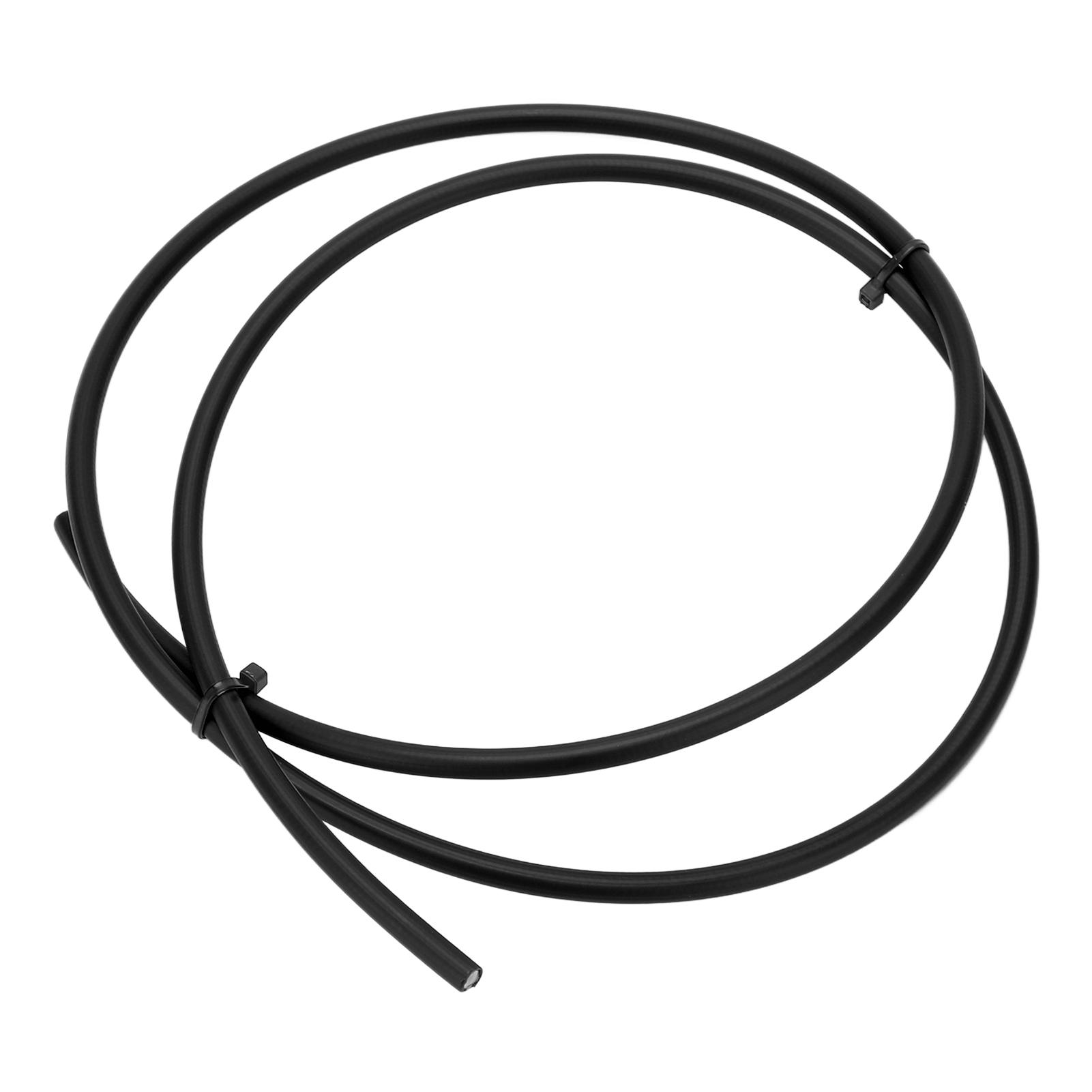 

MEROCA Mountain Bike Brake Hose Extended Hydraulic Disc Brake Oil Tube Pipe 5mm Outer Diameter 1m Length Black