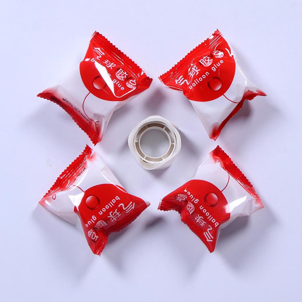 100 Transparent Double-Sided Super Sticky Glue Dots for Balloon and Party Room Decoration