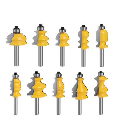 1buc 8mm tijă arhitecturală turnare balustradă router bit carcasă bază linie CNC freze pentru prelucrarea lemnului freza frontală