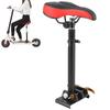 Durable Adjustable Electric Scooter Seat Saddle For Xiaomi M365 Scooter Black Red