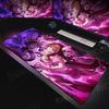 Uma Musume Pretty Derby Patrón Alfombrillas de Ratón Anime Grande Kawaii Alfombrillas para Teclado Mecánico de Ordenador Juego Borde de Bloqueo Goma Antideslizante Alfombra