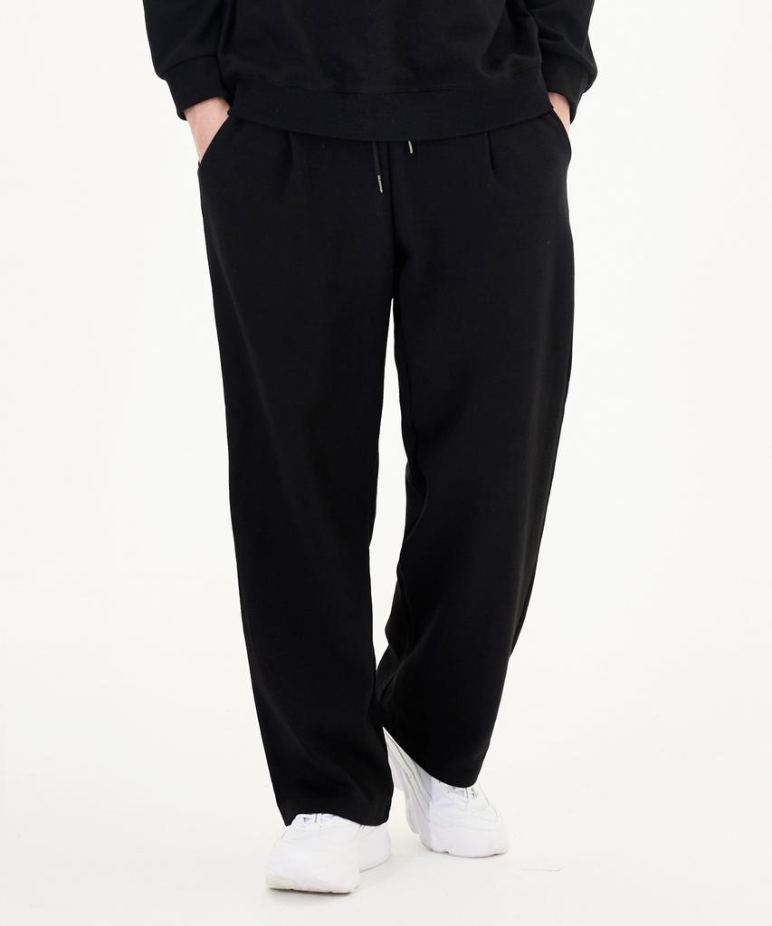 MOZMOZ [2Pack] Plain One-Pleat Sweatshirt Training Pants