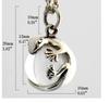 [World Accessories Carmelo] Lizard Gecko Maori Crystal Sterling Silver 925 Pendant Top