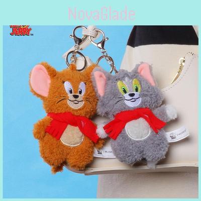 Tom und Jerry Cartoon Plüsch Schlüsselanhänger Mit Super Weichem Kurzem Plüsch Für Kinder Geschenk