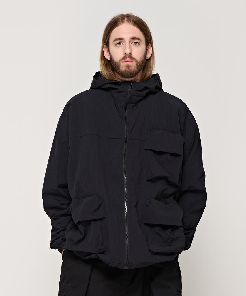 Cargobros Cb 3D Pocket Windbreaker (Black)