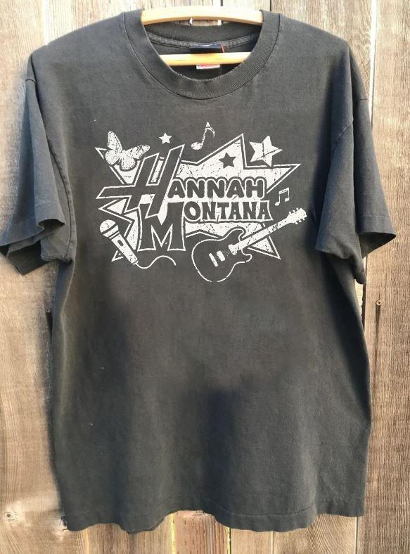 Hannah Montana 20th Anniversary charcoal t-shirt QT7476 S