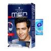 Men's Hair Dye Cream with Antiseptic Wipe