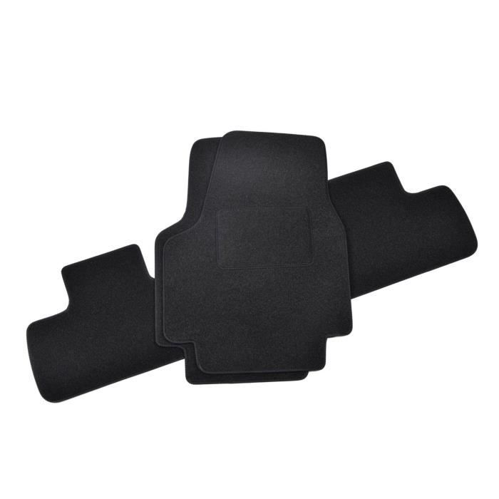 Tapis de sol - Citroën - Jumpy - Velours noir - Ajustement précis - Renforcé pédale