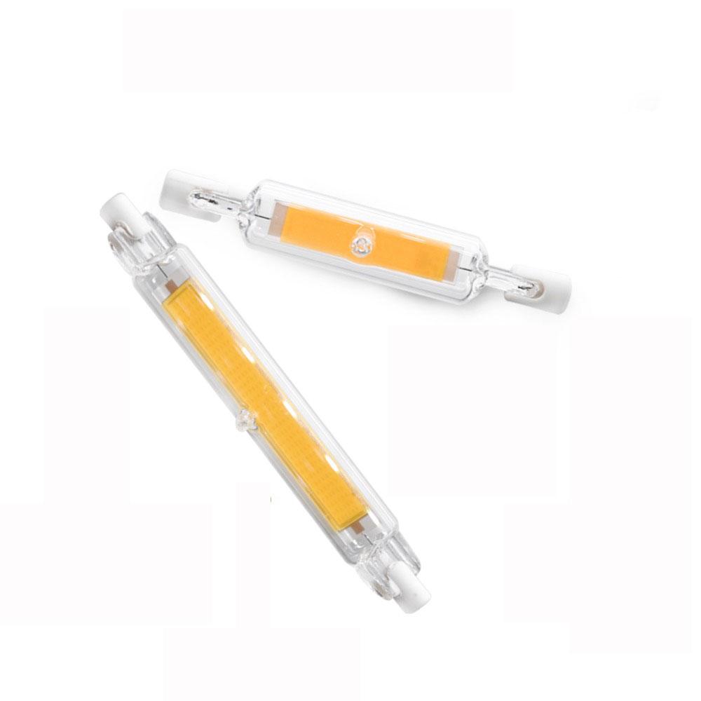 R7S LED Lamp COB Glass Tube 78MM 8W 118MM 13W Replace Halogen Bulb J78 J118 Lamparda Spot Light AC220V 240V