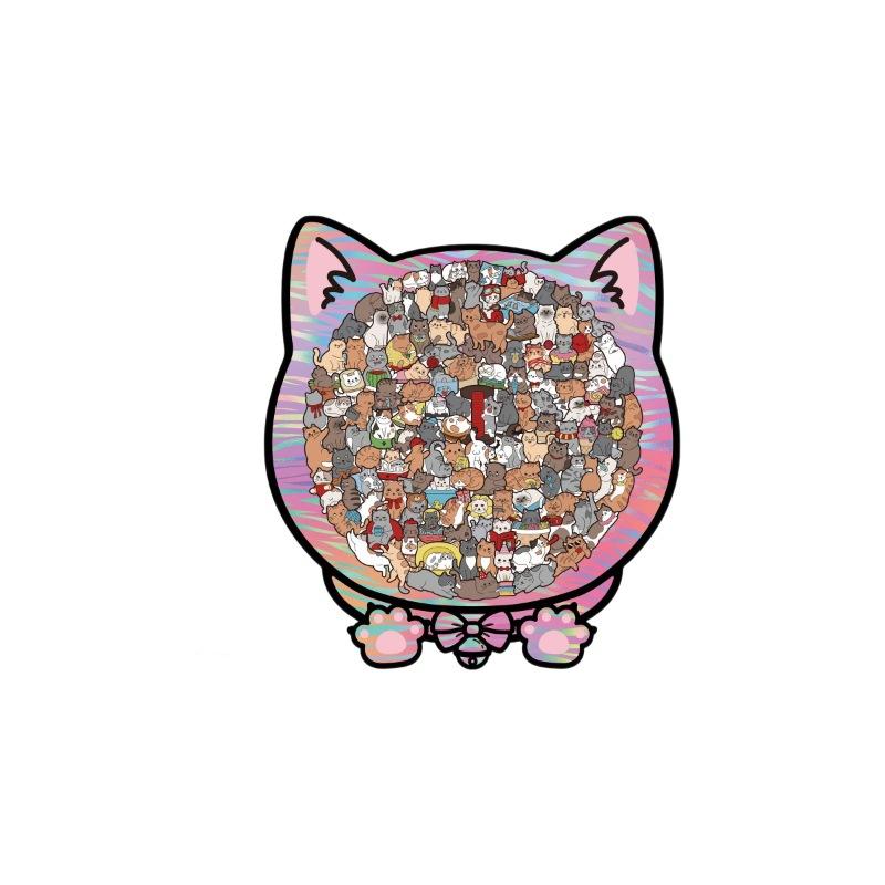 Cat Puzzle Toy Wooden Special-Shaped Puzzle Model Decompression Puzzle Handmade Puzzle